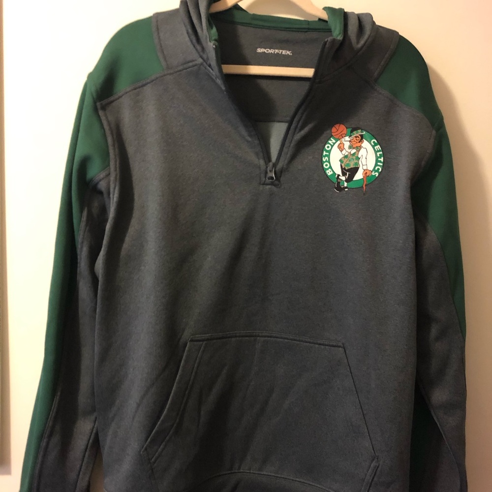 Celtics athletic quarter-zip hoodie